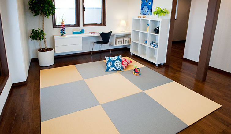 床暖房対応の超薄畳